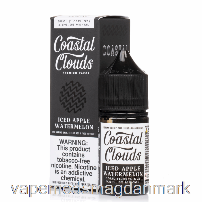 Vape Væske Er æble Vandmelon - Kystsalte - 30ml 50mg